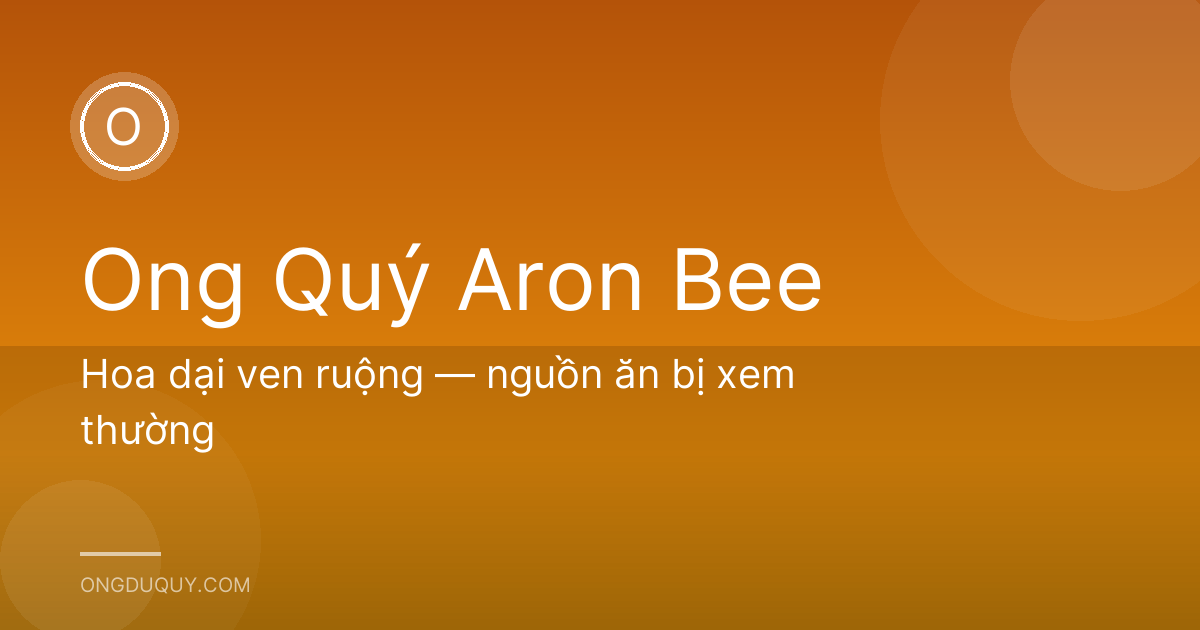 Hoa dại ven ruộng — nguồn ăn bị xem thường