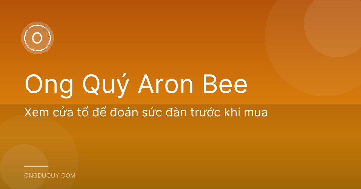 Xem cửa tổ để đoán sức đàn trước khi mua